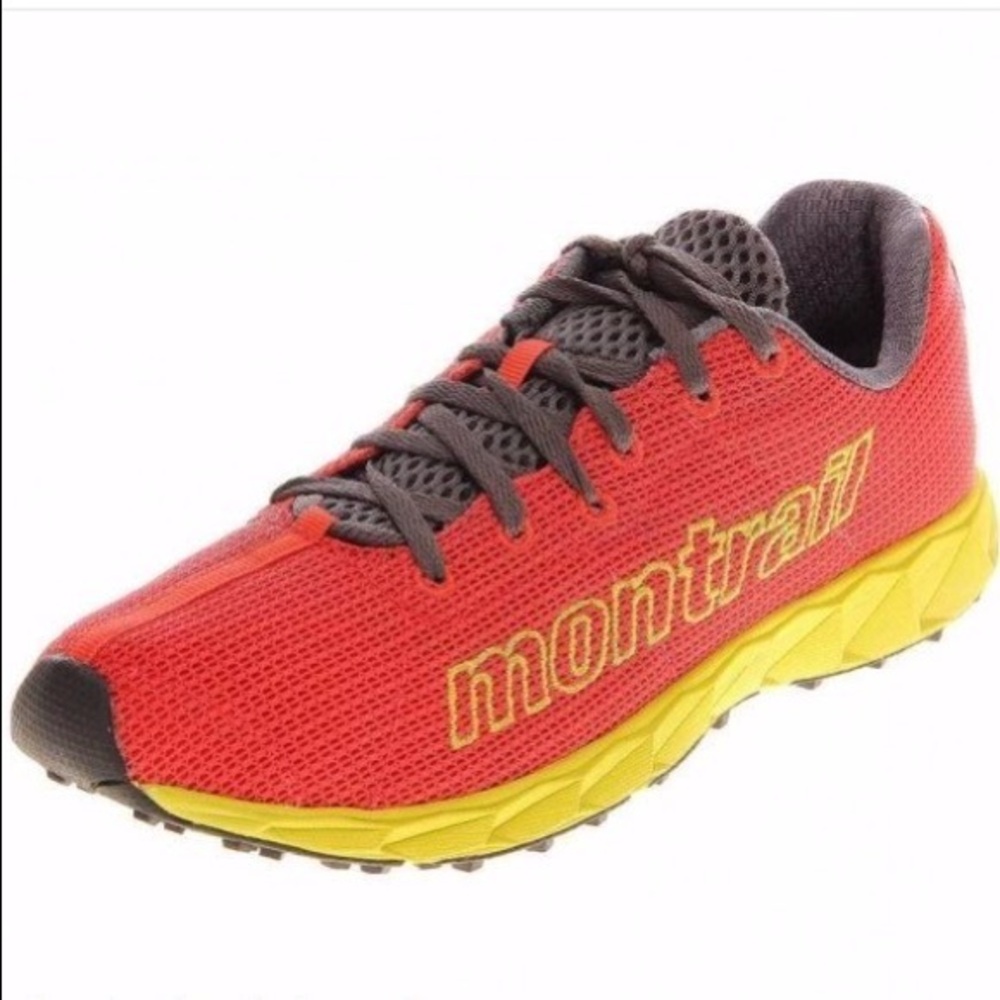 Montrail Rogue Fly Womens Size 6.5 Orange/Yellow Athletic‎ Shoes GL2143-6…